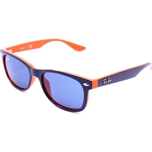 Junior RJ 9052S 17880 47 Junior New Wayfarer Çocuk Kare Mavi Turuncu Kemik Güneş Gözlüğü