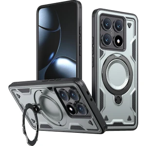 LR Joyful Xiaomi 14T Pro Pc+Tpu Kickstand Telefon Kılıfı Magsafe ile Uyumlu (Yurt Dışından)