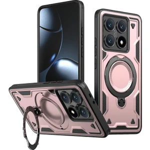 LR Joyful Xiaomi 14T Pro Pc+Tpu Kickstand Telefon Kılıfı Magsafe ile Uyumlu (Yurt Dışından)