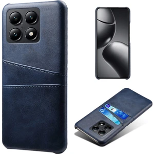LR Joyful Xiaomi 14T Çift Kart Yuvaları Pu Deri + Sert Pc Telefon Kapağı (Yurt Dışından)