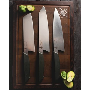 3 Parça Şef Bıçakları Seti- 20 Cm Şef, 21 Cm Kiritsuke, 18 Cm Nakiri