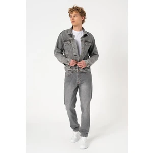 Cupa Grey Jean Ceket