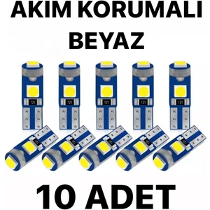 T5 LED Oto Kilometre Kadran Ambiyans Aydınlatma Ampulü Beyaz Akım Korumalı