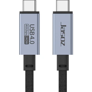 2 Metre 240W 4.0 Thunderbolt Type-C To Type-C Şarj, Data ve 8k 60Hz Görüntü Aktarım Kablosu