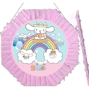 Parti Dükkanım Kuromi Cinnamoroll Pinyata 42  cm  + Sopası