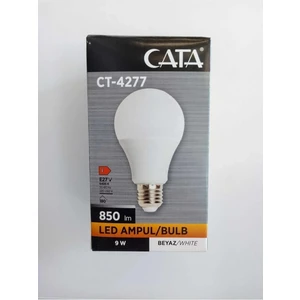 CT-4277 9W LED Ampul Beyaz 6400K (100 Adet)