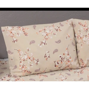 2 Adet Çiçek Desenli 50 x 70  cm  Yastık Kılıfı Kapaklı