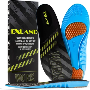 Work - İş Konfor  İç Tabanlıklar - Tüm Gün Rahatlık Destek İçin - Şok Emici - Yastıklama - Yorgunluğu Azaltıcı