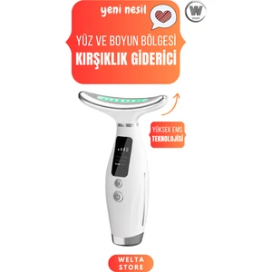 Yüz ve Boyun Masajı Şarj Edilebilir 7 Modlu Yüz Bakım Aleti Ems Güzellik Cihazı