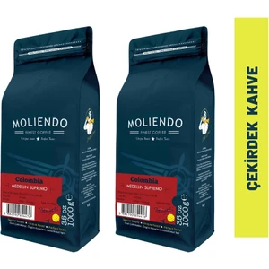 Moliendo Colombia Medellin Filtre Kahve Avantaj Paketi (Çekirdek Kahve) 2*1000 G