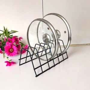 Tabaklık Rafı- Tencere Kapak Düzenleyici-Tabak Kurutmalık -6 Bölmeli Stand