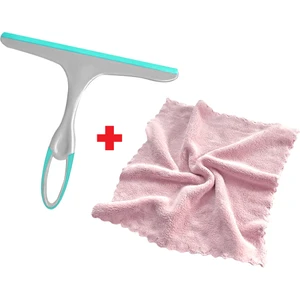 Cam Sileceği Çekçek + Pofidi Mikrofiber Temizlik Bezi