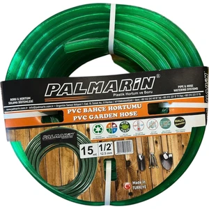 1/2" 15 Metre Silikon Tip Bahçe Hortumu