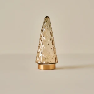 Bella Maison Pine Tree Ledli Aydınlatma Gold (10,5x10,5x2,4 Cm)
