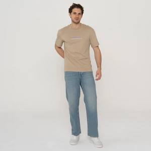Jack & Jones Erkek Göğüs Logo Baskılı Tişört - Wawes