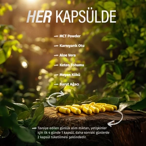 Colon Detox Kapsül Kilo Kaybını Destekleyen MCT İçerikli