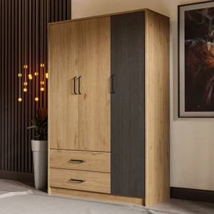 Grande Modern 3 Kapılı Gardrop 3508