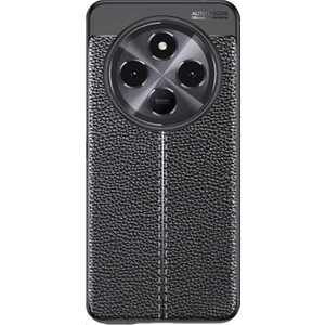 Xiaomi Redmi 14C 4g Kılıf Niss Silikon Deri Görünümlü Siyah