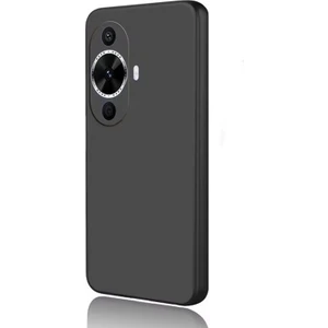 Huawei Nova 11 Pro Kılıf Mara Lansman Silikon Mat Soft Kamera Korumalı Siyah