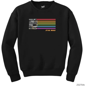 Star Wars Sword Siyah Sweatshirt