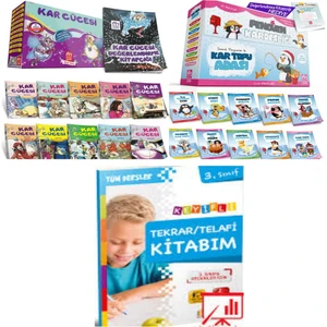 Model Eğitim Yayıncılık 3. Sınıf Kartopu Adası ve Kar Cücesi Hikaye Serisi ve Tekrar Telafi Kitabım