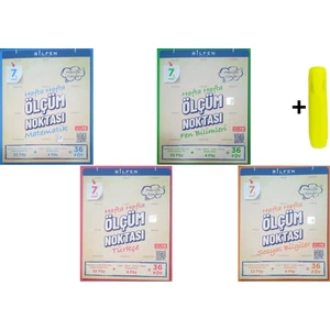 Bilfen Yayınları (Sınıf: 7)  Matematik Fen Türkçe Sosyal Hafta Hafta Ölçüm Noktası