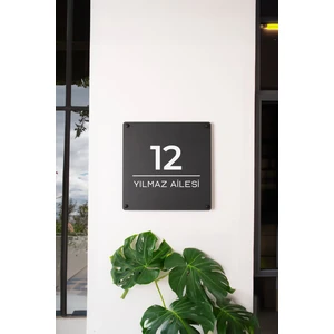Kişiye Özel Kapı Numarası ve Kapı Isimliği Nord