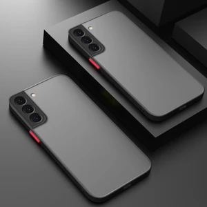 M.TK Moveteck Samsung Galaxy A16 Kılıf Mat Parmak Izi Yapmaz Kamera Korumalı Renkli Tuşlu Sert Silikon Kapak