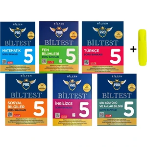 Bilfen Yayınları (Sınıf: 5)   Matematik Fen Türkçe Sosyal İngilizce  Din Seti
