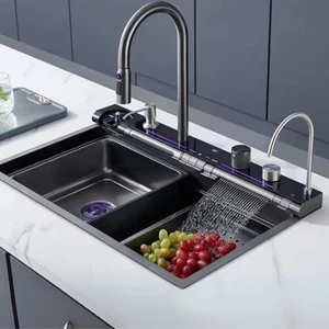 Light Akıllı Şelale Teknolojik Eviye Seti