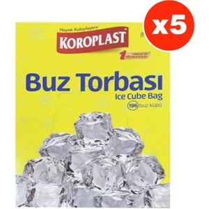 Buz Torbası 196 Küp x 5 Paket