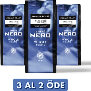Caffé Nero Classico Çekirdek Kahve 3 Paket (600gr)