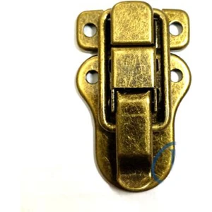 Sandık Kutu Klipsi Ön Kilidi - 48 x 30 mm Antik 1 Adet