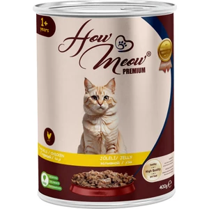 How Meow 12 Adet Pate Yetişkin Kedi Yaş Maması Tavuklu 400 gr