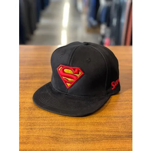 Superman Nakışlı  Hip Hop Snapback Rapper Basket Cap Şapka