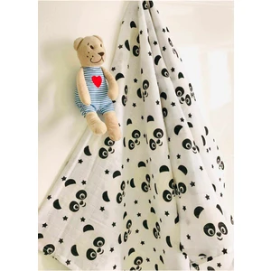 Panda 110X110 Çok Amaçlı Müslin Örtü