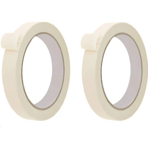 2 Adet Maskeleme Bandı Boya Bandı 18 mm x 25 m Kağıt Bant