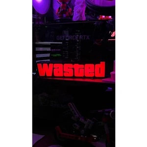 Gta Wasted Ledli Tablo (Usb Type A ile Çalışmaktadır)