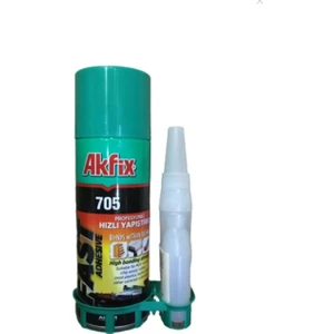 Akfix 705 Profesyonel Hızlı Yapıştırıcı 200ML + 50GR 950067