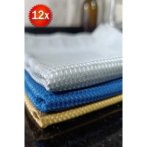 Octopus Bazaar 12 Adet Ithal Temizlik Bezi ve Cam Bezi 40X60CM