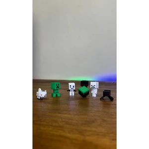 6 Adet Minik Minecraft Figürler