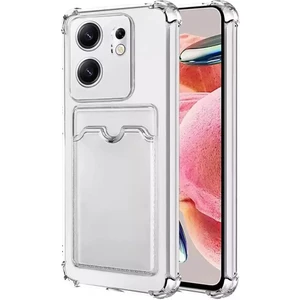 Case World Infinix Zero 30 4g Kapak Kamera Korumalı Kartlıklı Darbe Emici Özellikli Şeffaf Silikon Kılıf