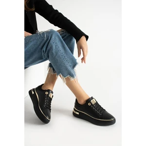 Paris Shoes Kadın Siyah S. Sade ve Şık Tasarım Spor Ayakkabı