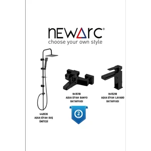 Aqua Siyah Batarya Set, 440536,941511B,941521B