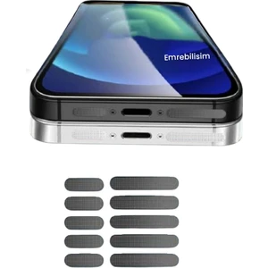 Emre Bilişim Cep Telefonu Hoparlör Için Toz Önleyici Koruma Sticker Bant-5- takım -10- Adet