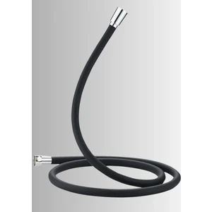 Siyah 150CM Modern Siyah Pvc Duş Hortumu, Esnek ve Patlamaya Dayanıklı - Paslanmaz Banyo Hortumu