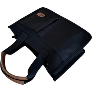 Üç Gözlü The Tote Bag Kanvas Kadın El Omuz Çanta Çapraz Askılı 21X32X12CM