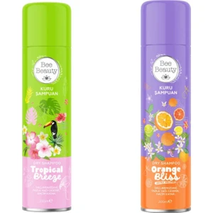 Bee Beauty Tropical Breezeorange Bliss Extra Volume Kuru Şampuan 200 ml 2 Li Set