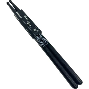 GFK-801BK 5A Bateri Baget Kırılmaz Polyemid Siyah Davul Bageti 5A Drumsticks