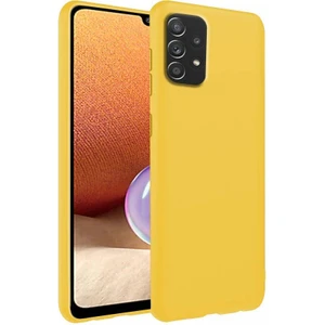 Piyasa Sepeti Samsung Galaxy A73 İnce Mat Silikon Kılıf Sarı